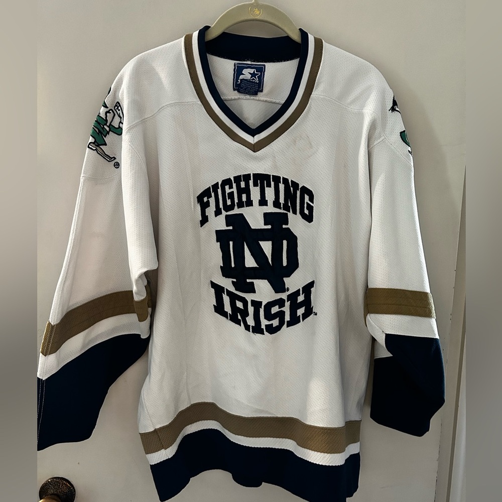 Notre Dame Hockey Jersey Sz M
